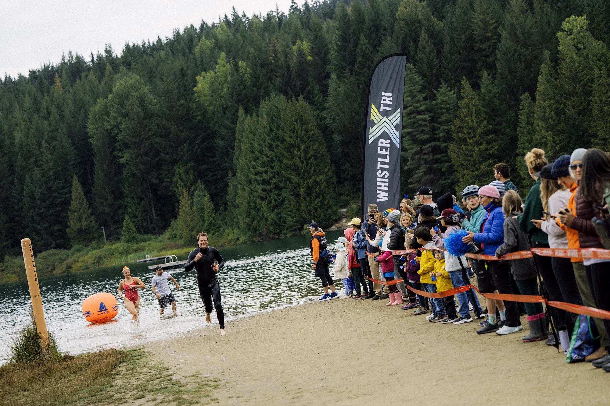 Swim exit at Lost Lake